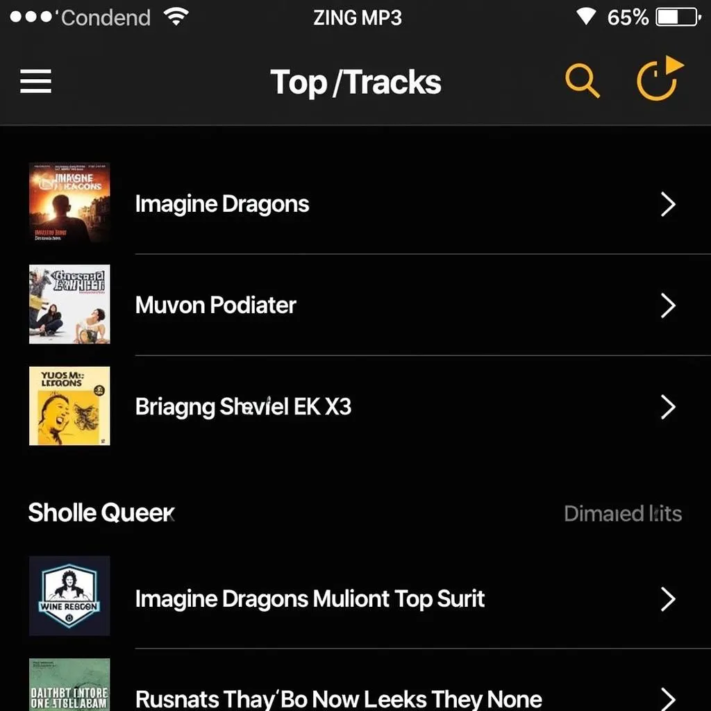 Top bài hát Imagine Dragons nghe nhiều nhất