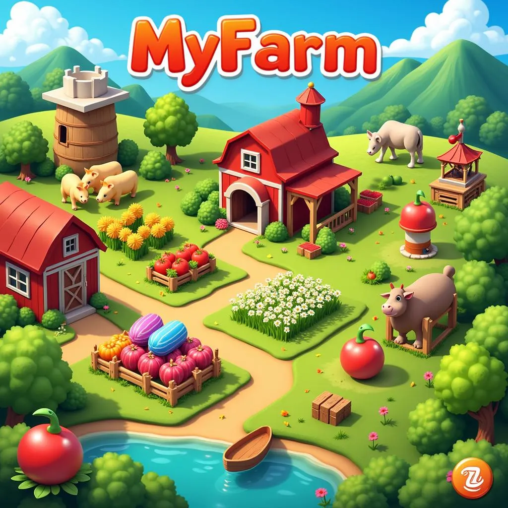 Trải nghiệm game MyFarm trên Zing Me