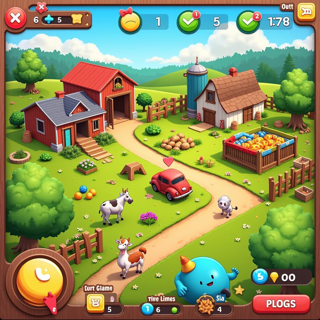 Trải nghiệm game nông trại vui vẻ trên Zing