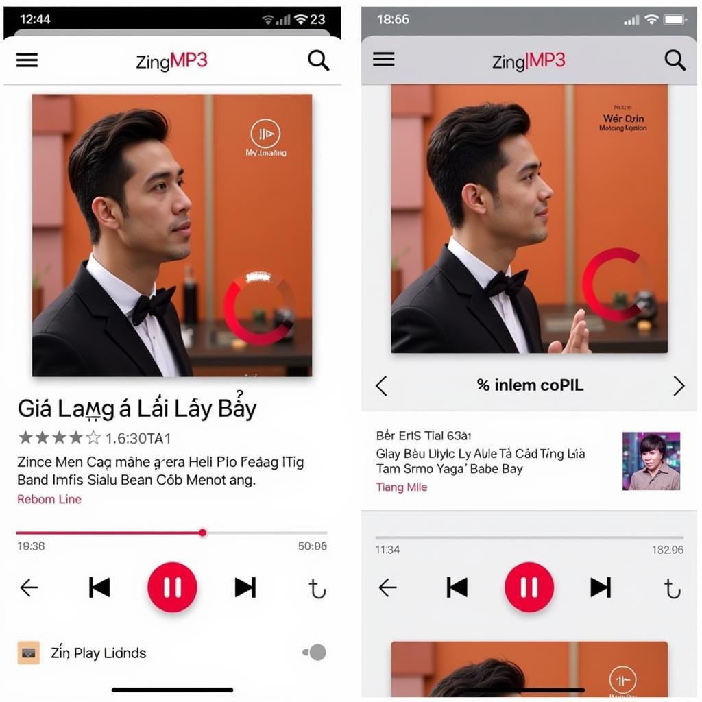 Ứng dụng nghe nhạc Zing MP3