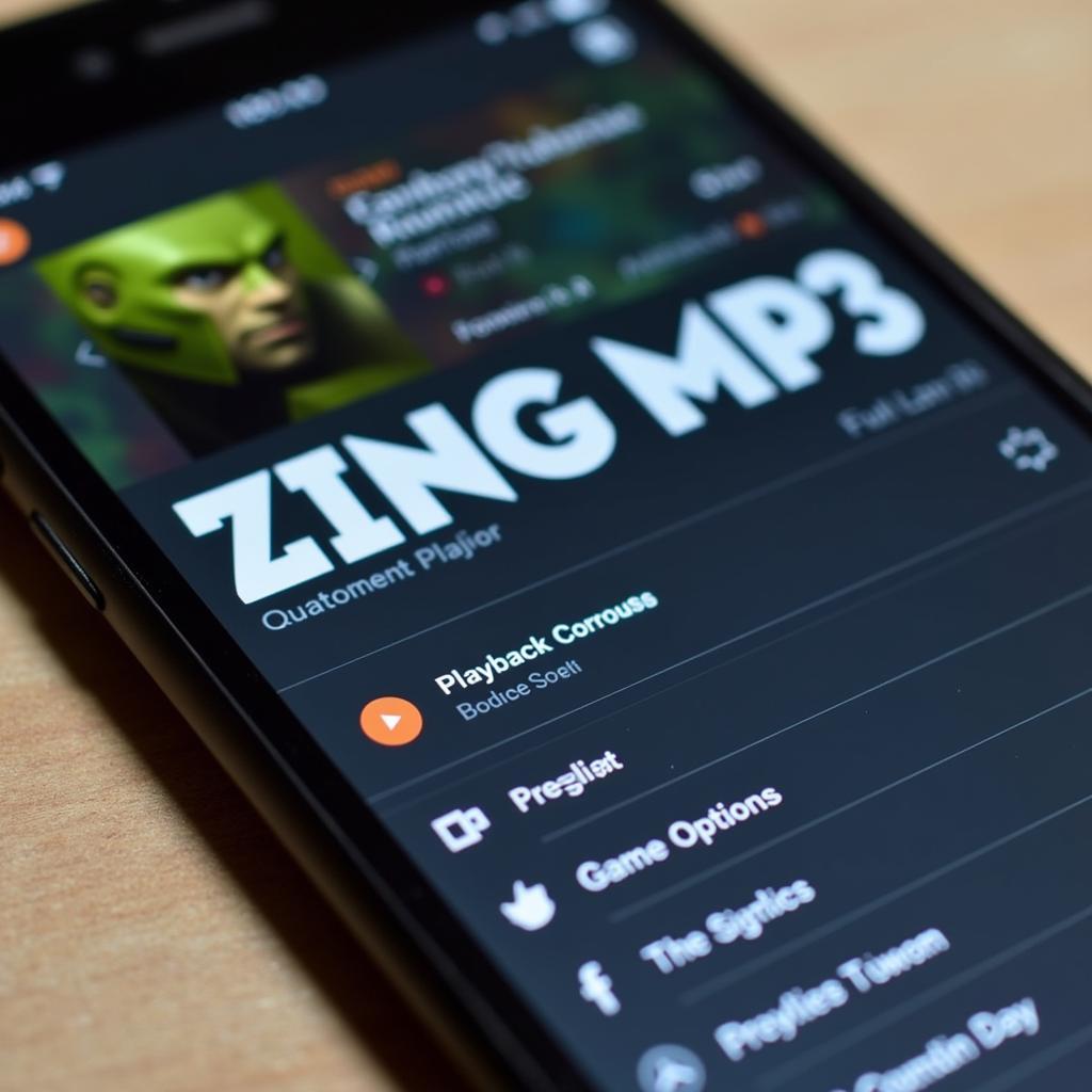 Ứng dụng Zing MP3 trên điện thoại