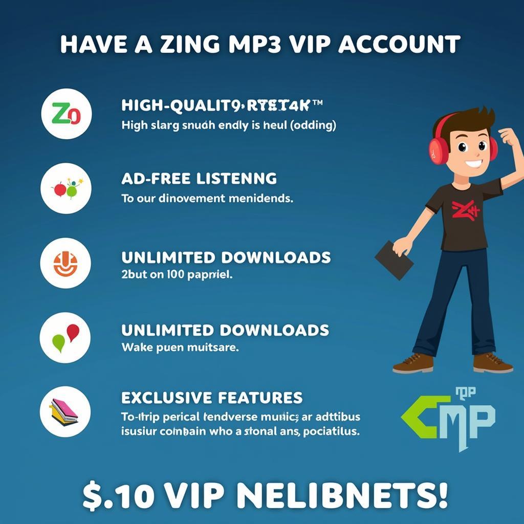 Ưu đãi tài khoản VIP Zing MP3