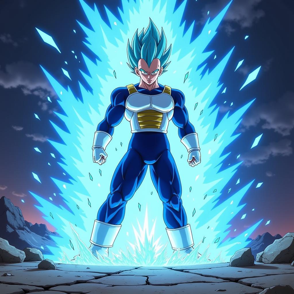 Vegeta bùng nổ năng lượng