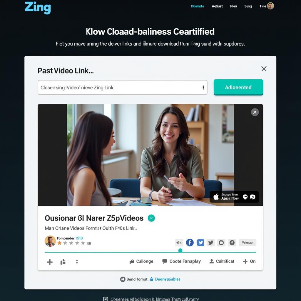 Website Tải Video Zing