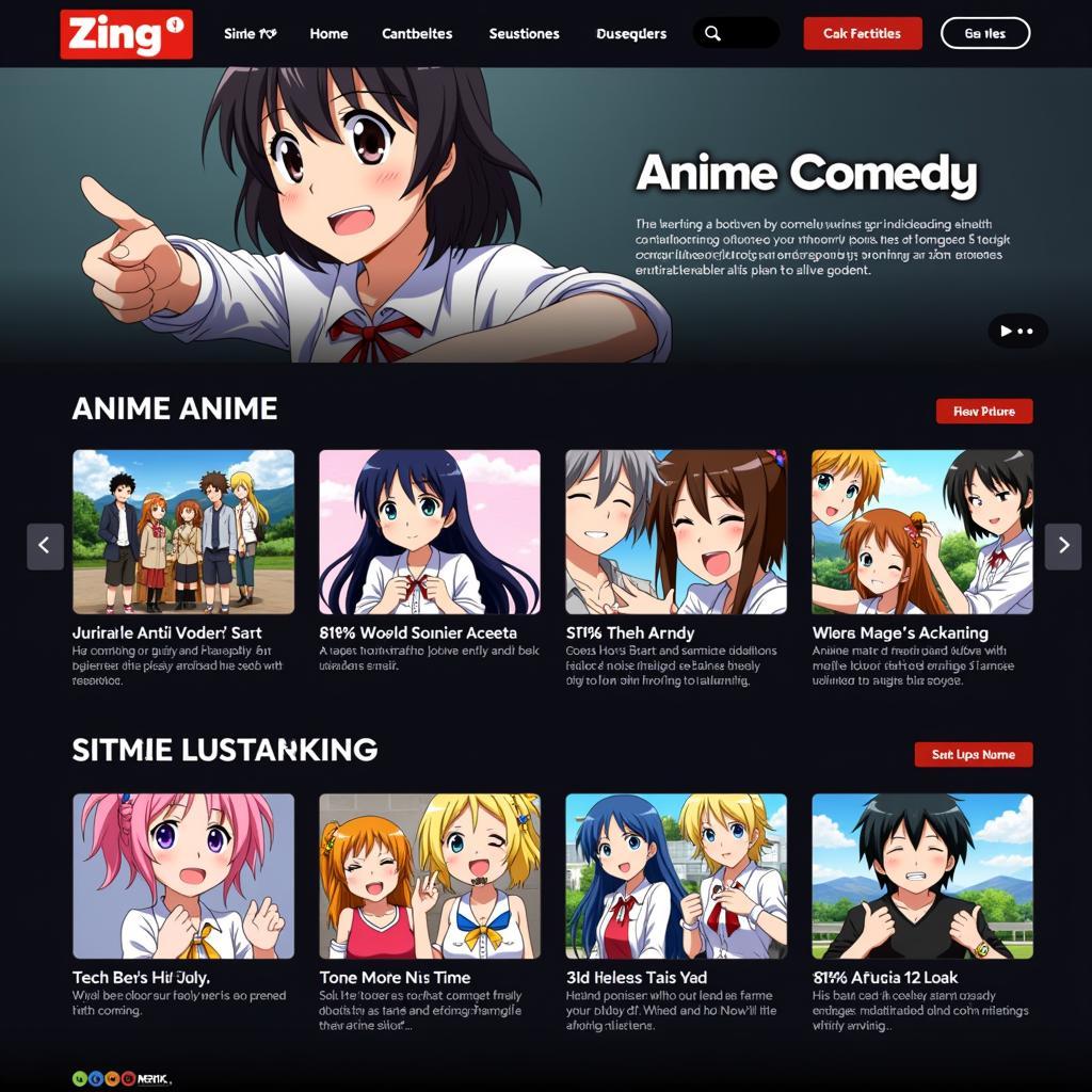 Xem anime hài hước trên Zing TV