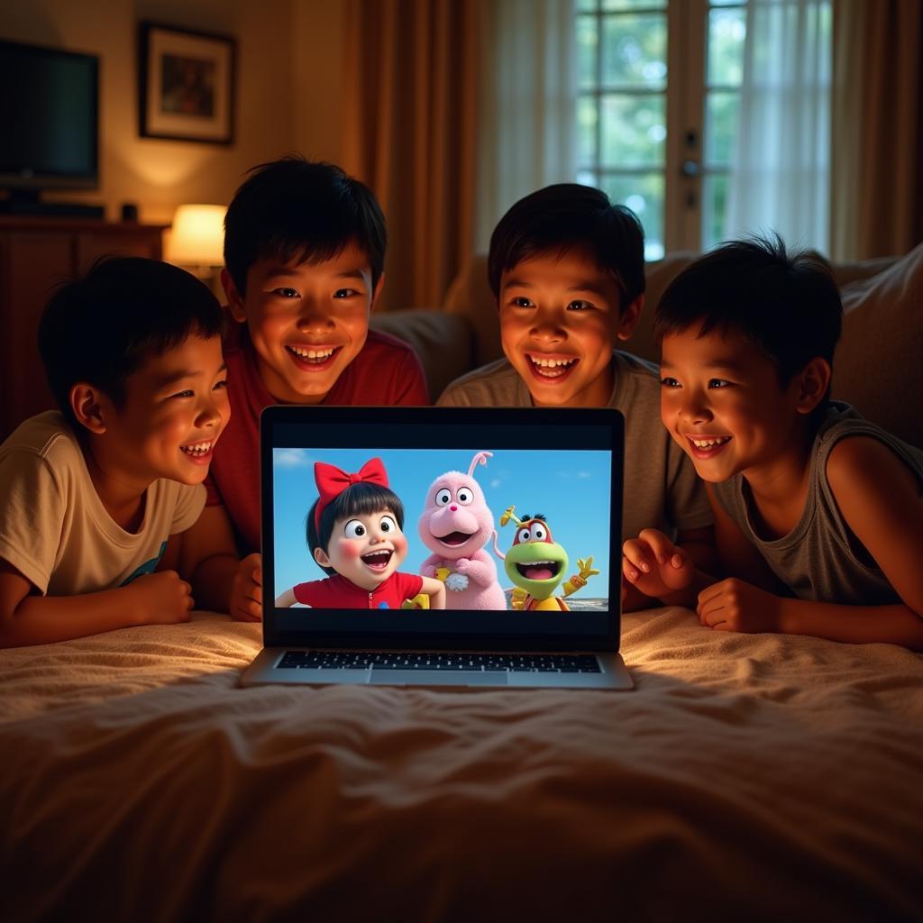 Gia đình cùng nhau xem phim BoBoiBoy trên Zing TV