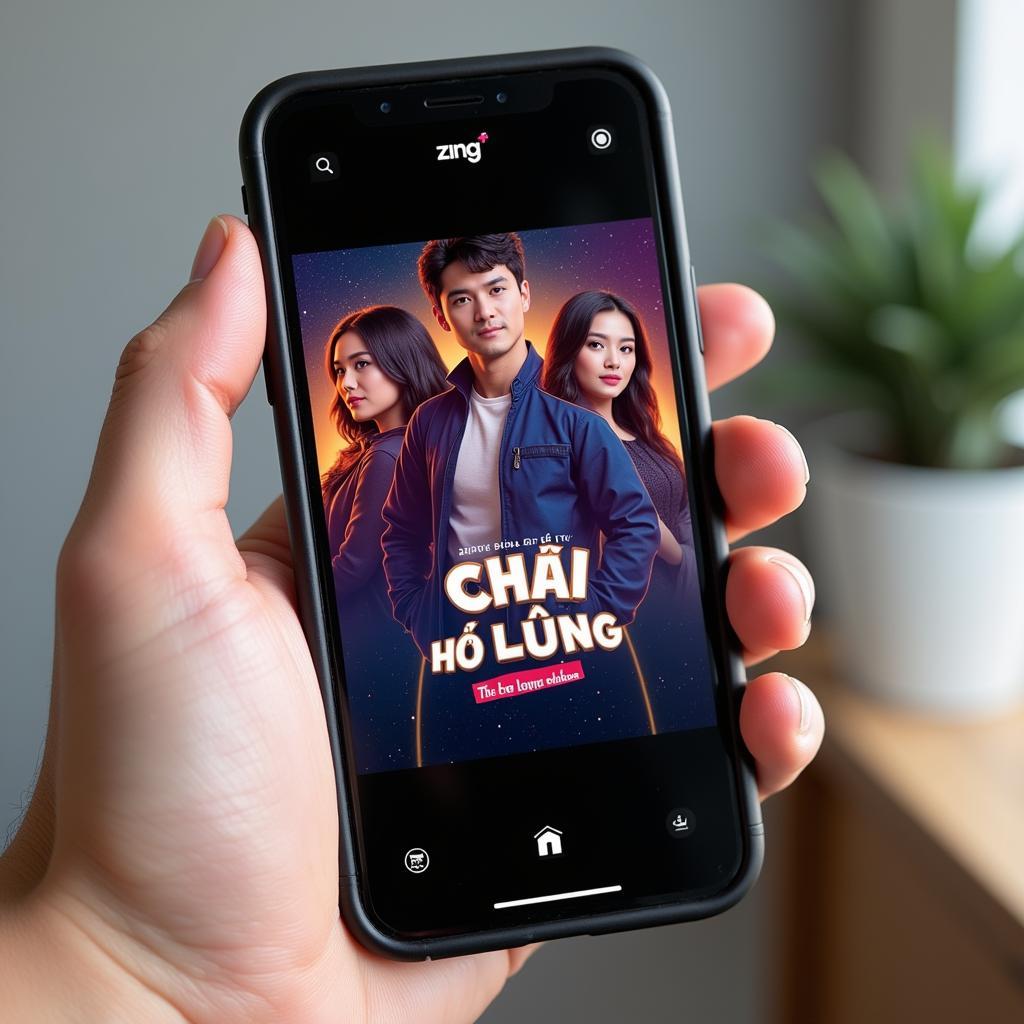 Giao diện ứng dụng Zing TV trên điện thoại, hiển thị poster phim "Chọc Phải Điện Hạ Lạnh Lùng"