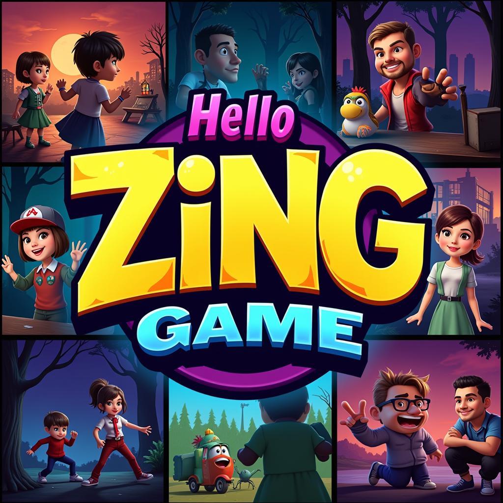 Logo Zing Game với dòng chữ "Hello it's me"