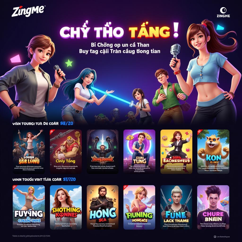 Zing Me sân chơi giải trí