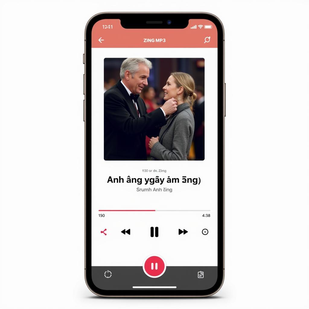 Zing MP3 - Giao diện nghe nhạc