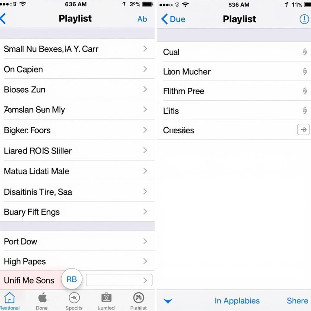 Playlist cá nhân trên Zing MP3 iOS