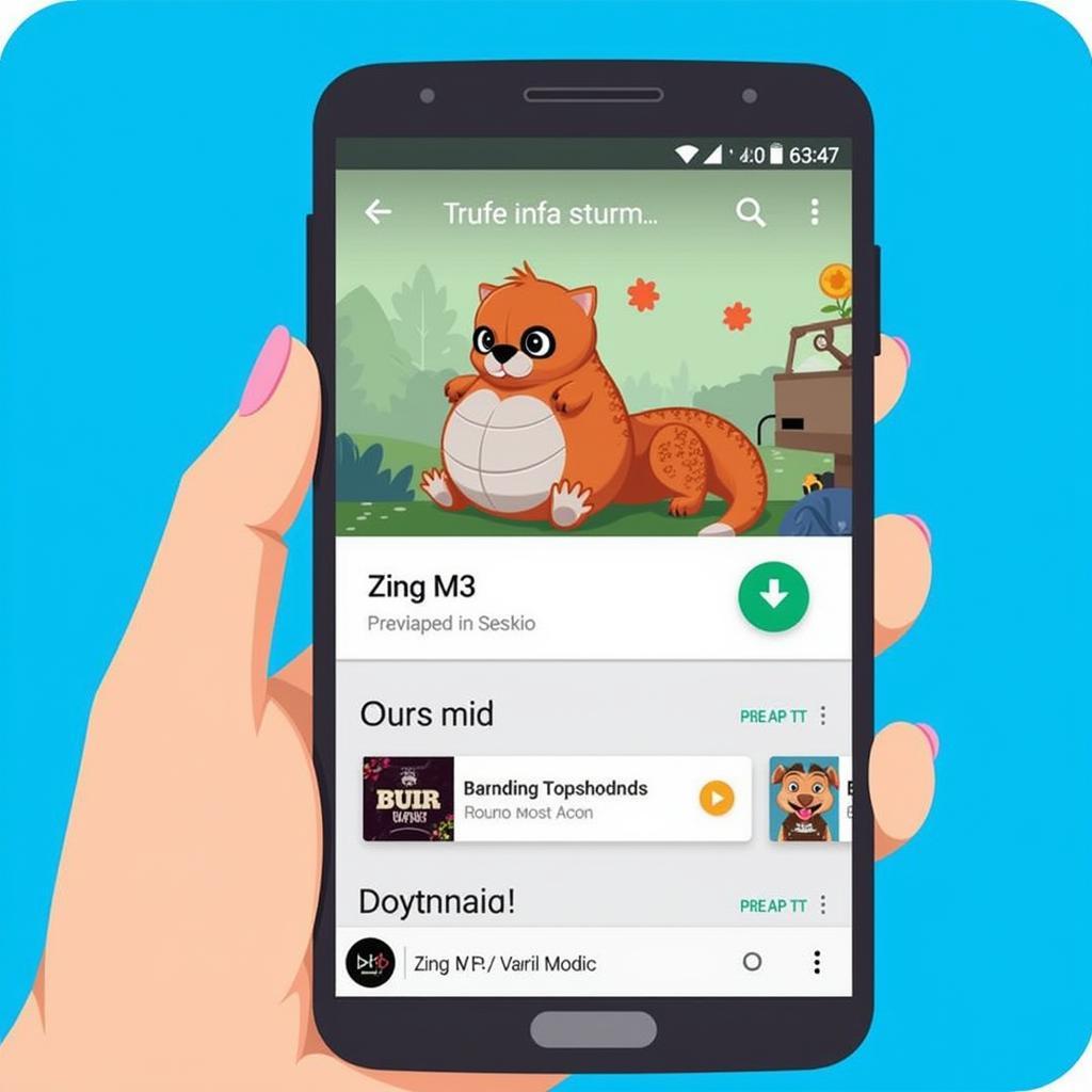 Tính năng tải nhạc miễn phí trên Zing MP3 Mod APK