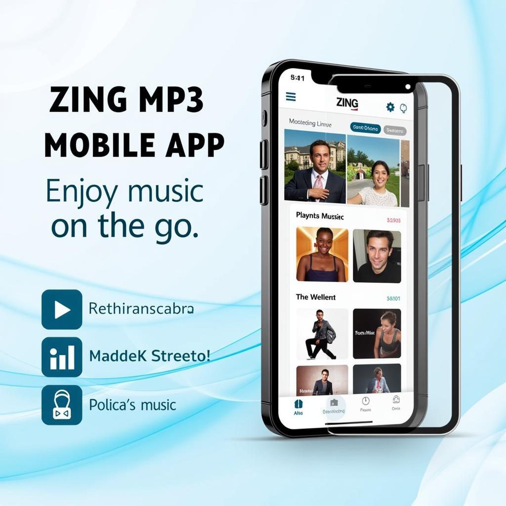 Ứng dụng Zing MP3 trên điện thoại