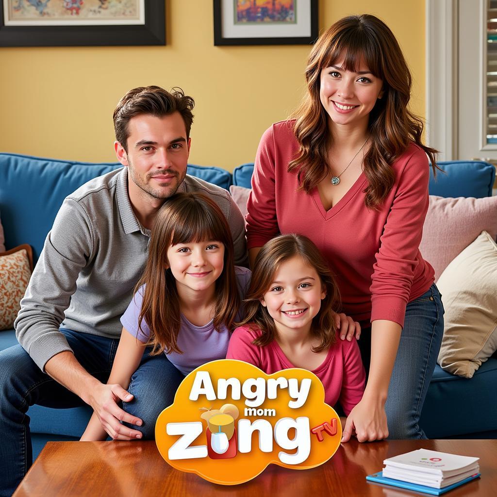 Gia đình vui vẻ trong Angry Mom Zing TV