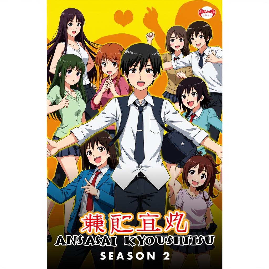 Poster chính thức của Ansatsu Kyoushitsu Season 2