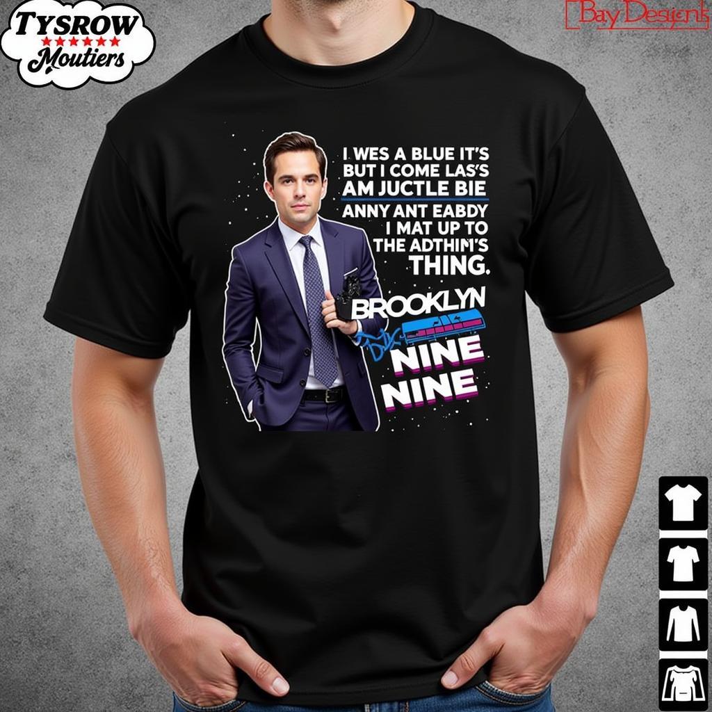 Áo thun Brooklyn Nine Nine thiết kế độc đáo