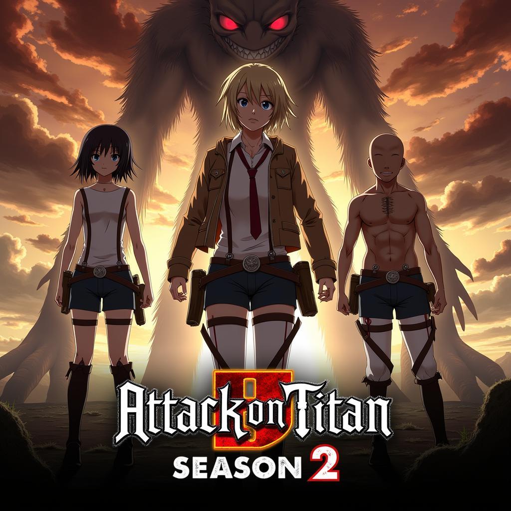 Poster phim Attack on Titan SS2 Zing