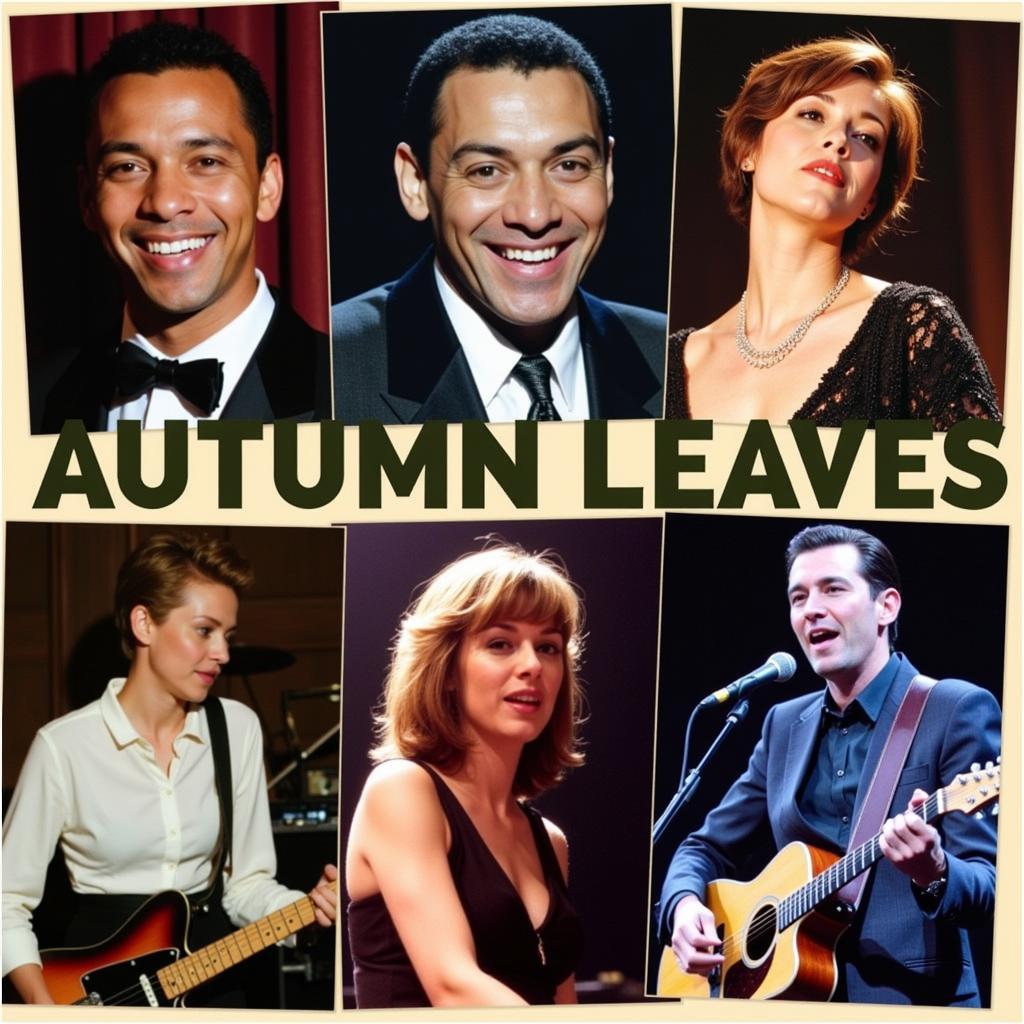 Various artists performing Autumn Leaves