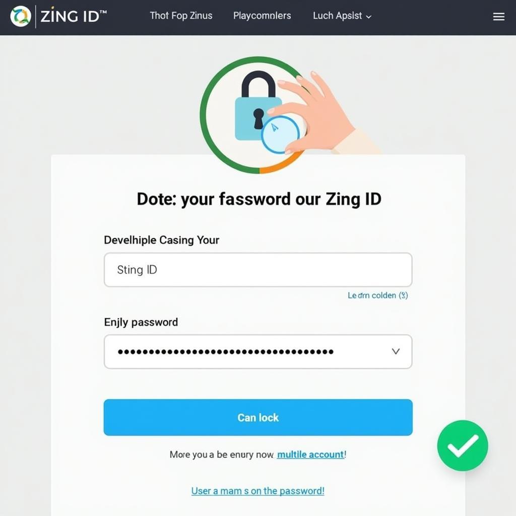 Bảo mật tài khoản ID VTC Zing