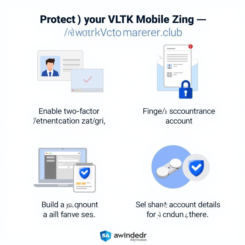 Bảo mật tài khoản VLTK Mobile Zing