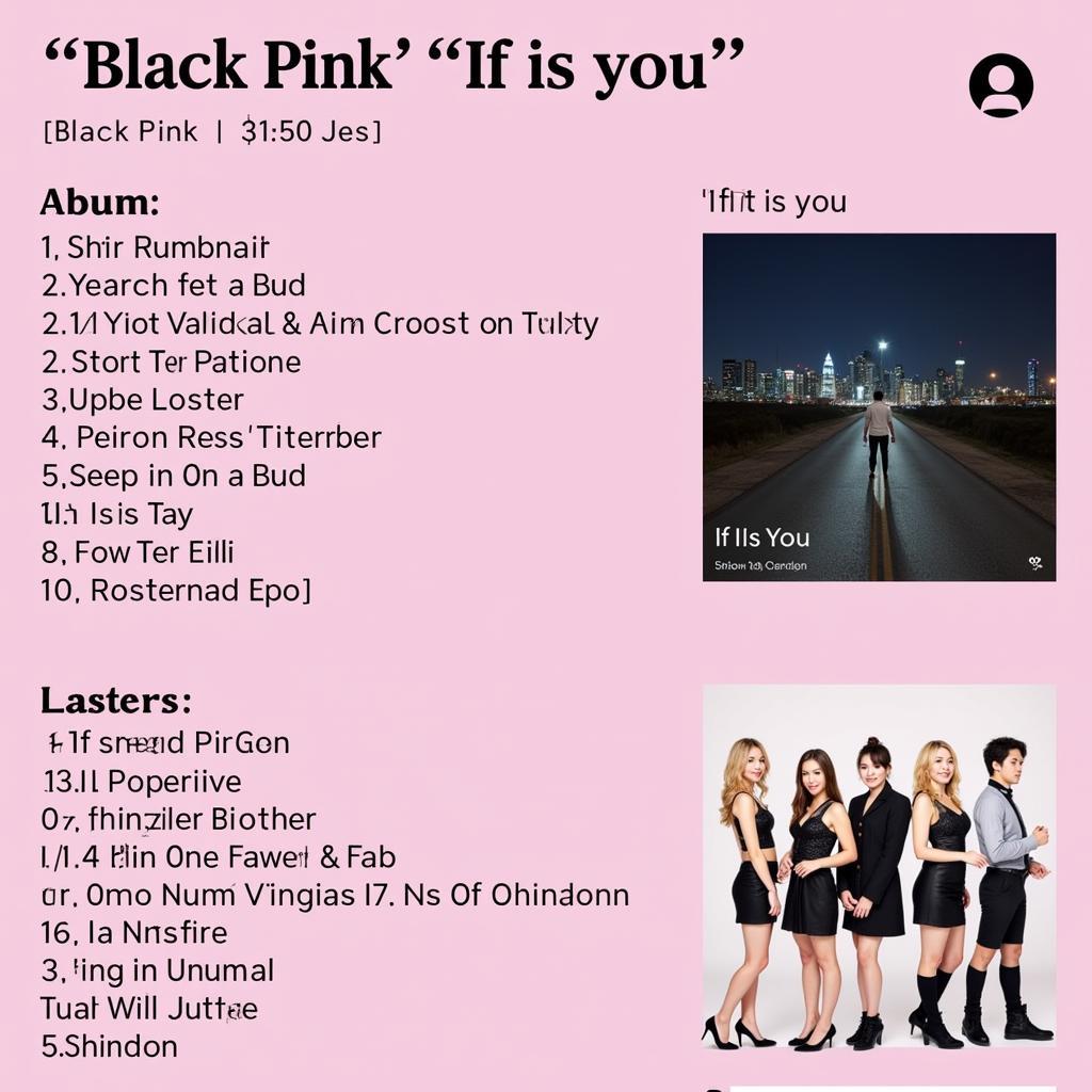 Black Pink If It Is You Thông Tin