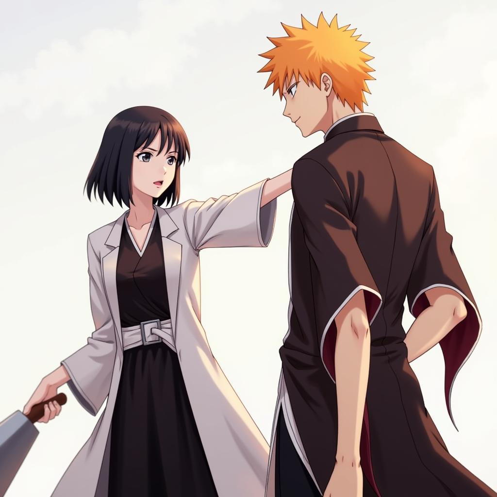 Rukia và Ichigo trong Bleach The Movie Tập 1 trên Zing