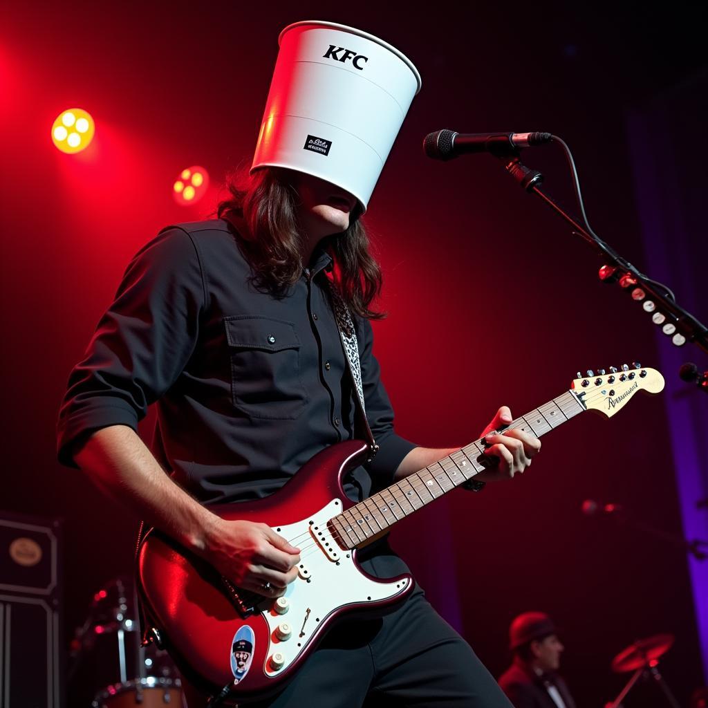 Buckethead Soothsayer biểu diễn trên sân khấu