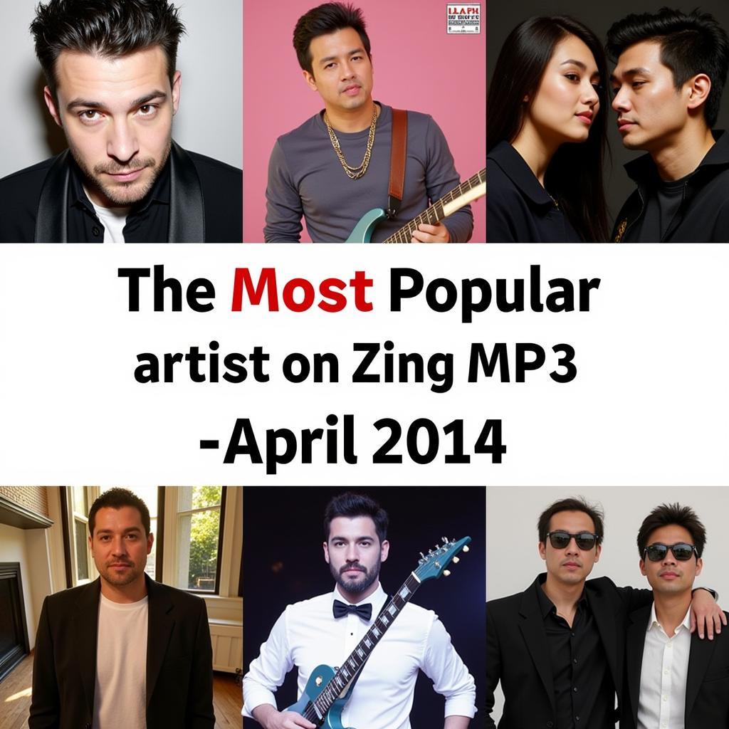 Nghệ Sĩ Nổi Bật Zing MP3 Tháng 4/2014