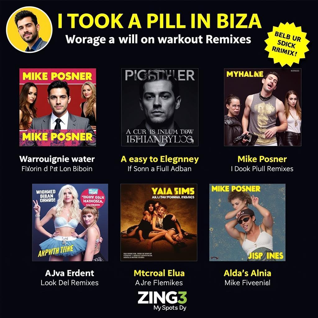 Các phiên bản khác nhau của I Took A Pill In Ibiza trên Zing MP3