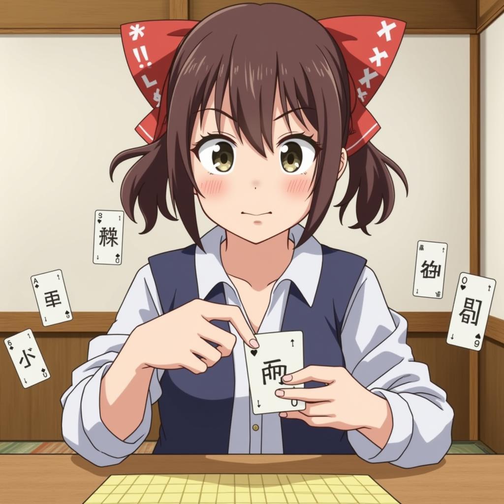 Chihaya Ayase giành chiến thắng trong một trận đấu Karuta.