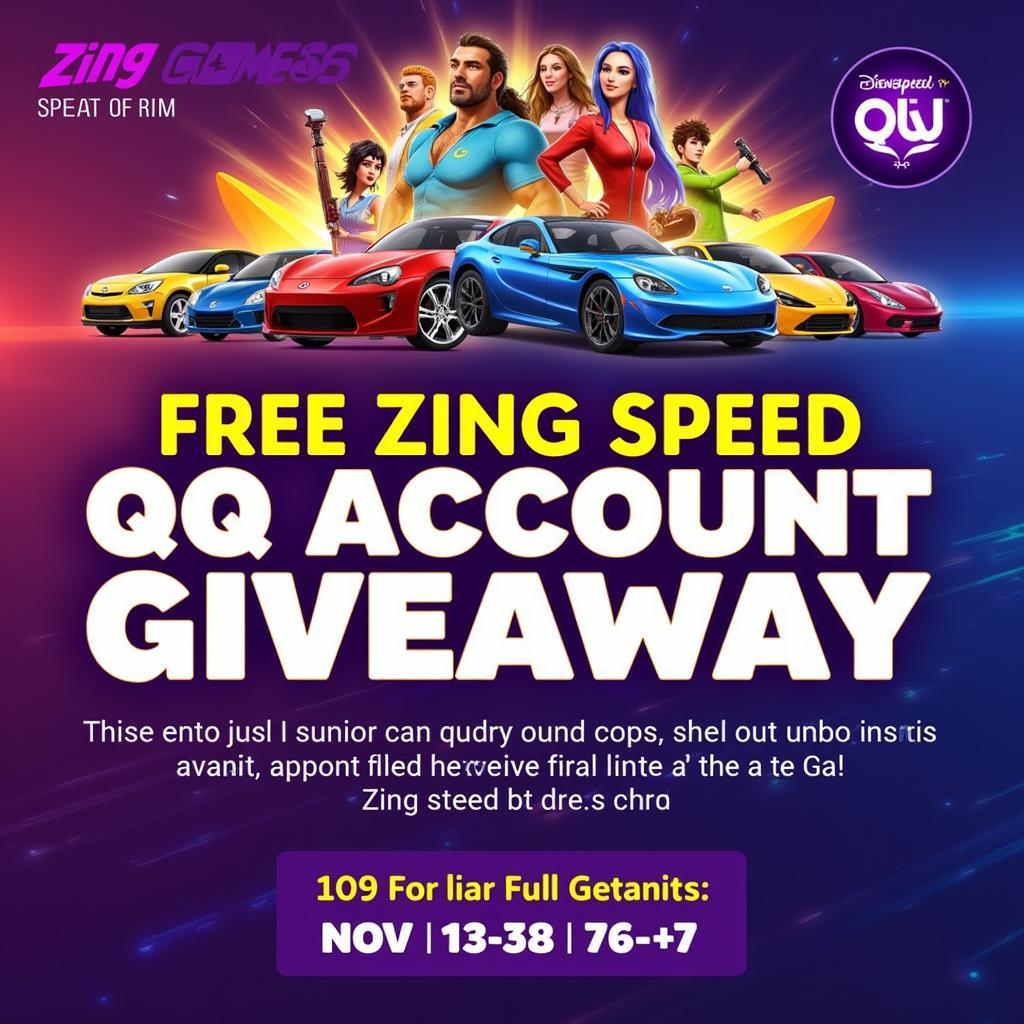 Nhận acc Zing Speed QQ miễn phí