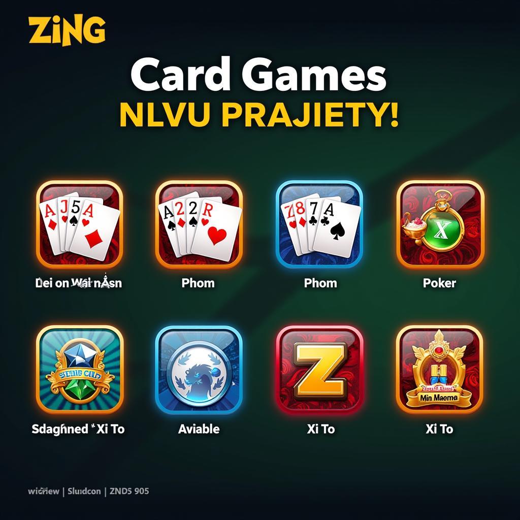 Trải nghiệm đa dạng game bài online Zing