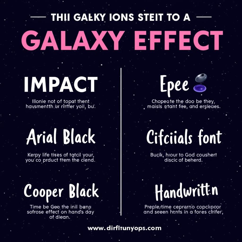 Chọn Font Chữ Galaxy Zing