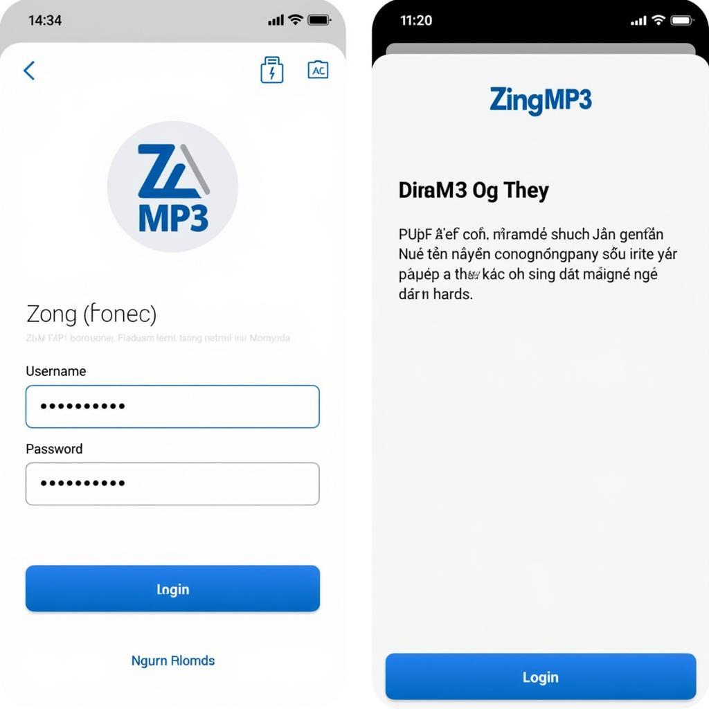 Đăng nhập Zing MP3 trên iPhone 5s