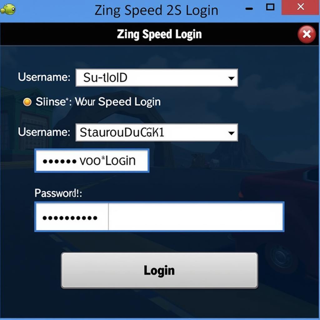 Đăng nhập Zing Speed 2S bằng ZingID