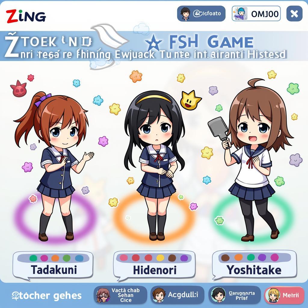 Game Danshi Koukousei no Nichijou Học Đường Zing