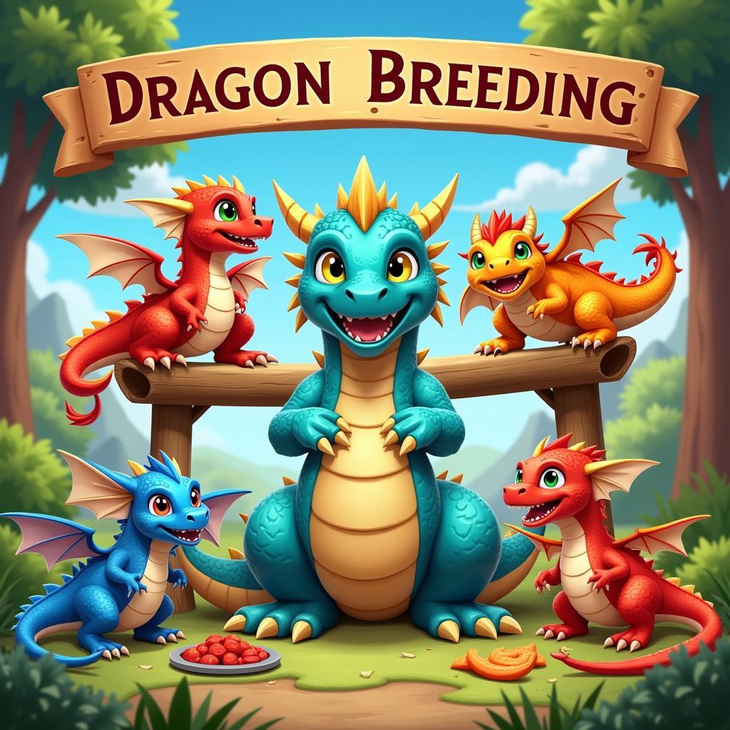 Nuôi rồng trong game Đảo Rồng trên Zing