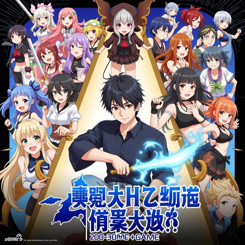 Poster game Death March kara Hajimaru Isekai Kyousoukyoku trên Zing Game