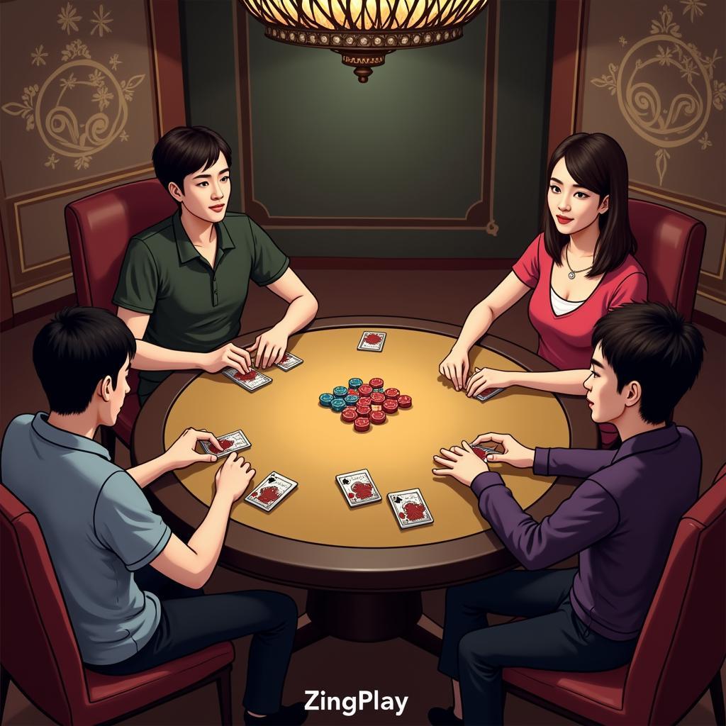 Đọc bài đối thủ Mậu Binh ZingPlay