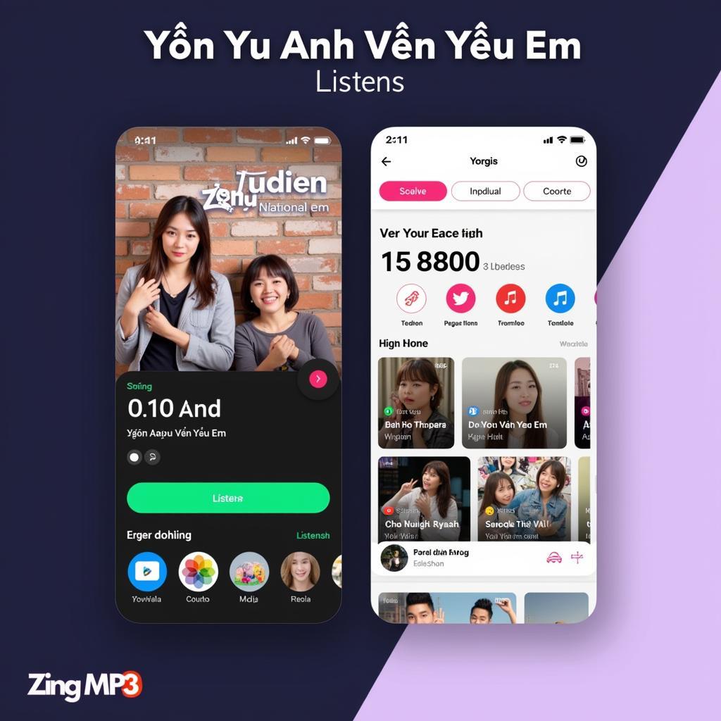 Hình ảnh 2: Lượt nghe "Đón đầu anh vẫn yêu em" trên Zing MP3