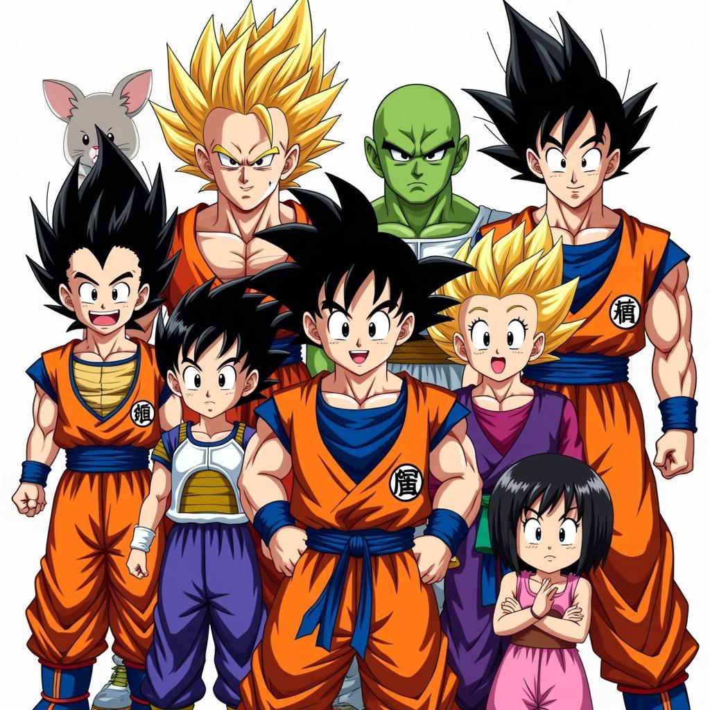 Các Nhân Vật trong Dragon Ball Kai