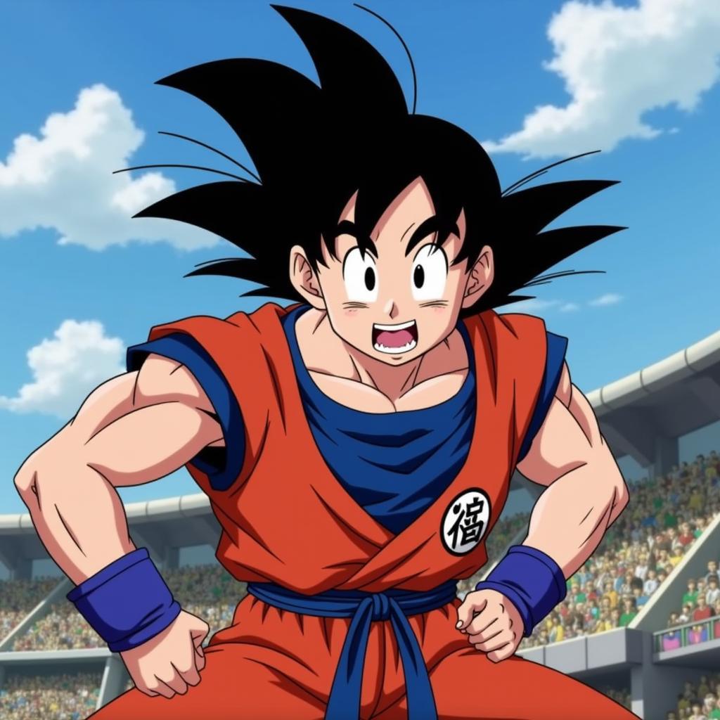 Goku chiến đấu trong Dragon Ball Super Tập 67 trên Zing TV