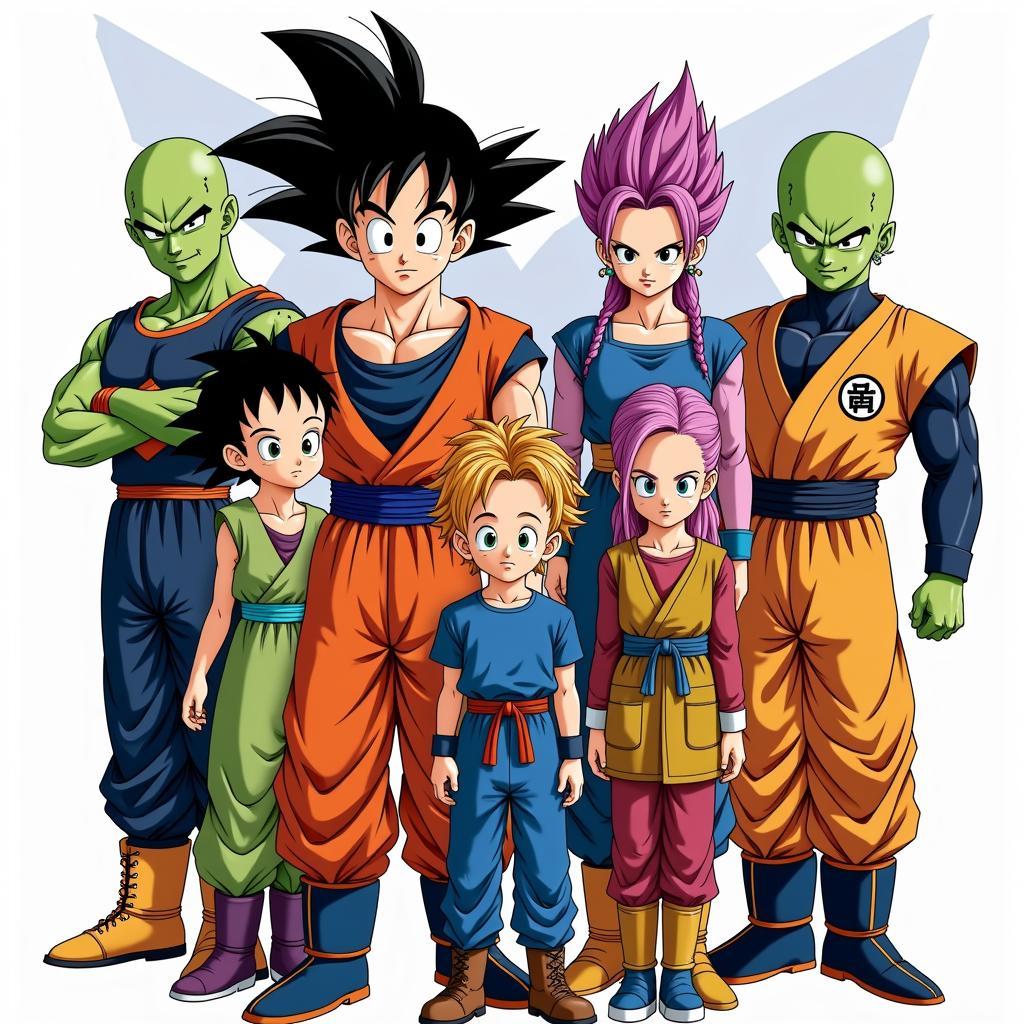 Các nhân vật chính trong Dragon Ball Z trên Zing TV