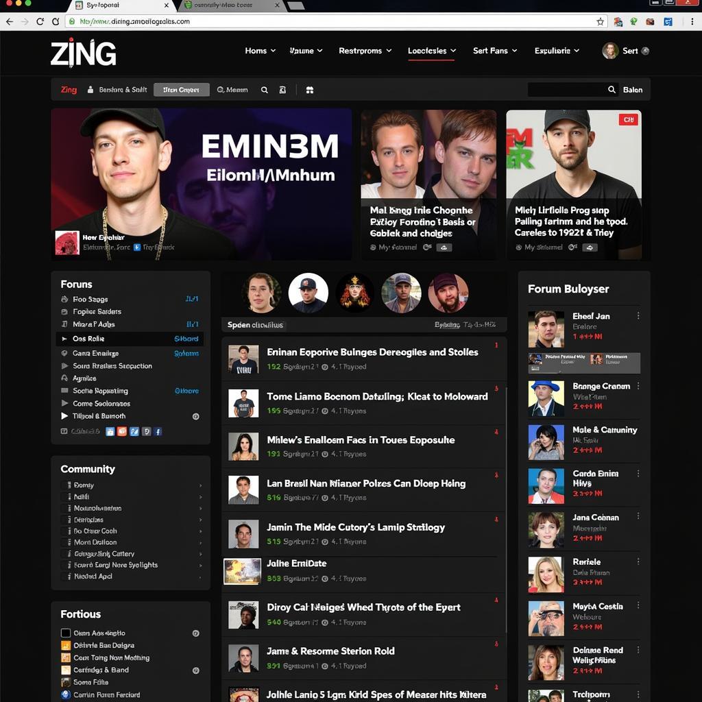 Cộng đồng fan Eminem trên Zing