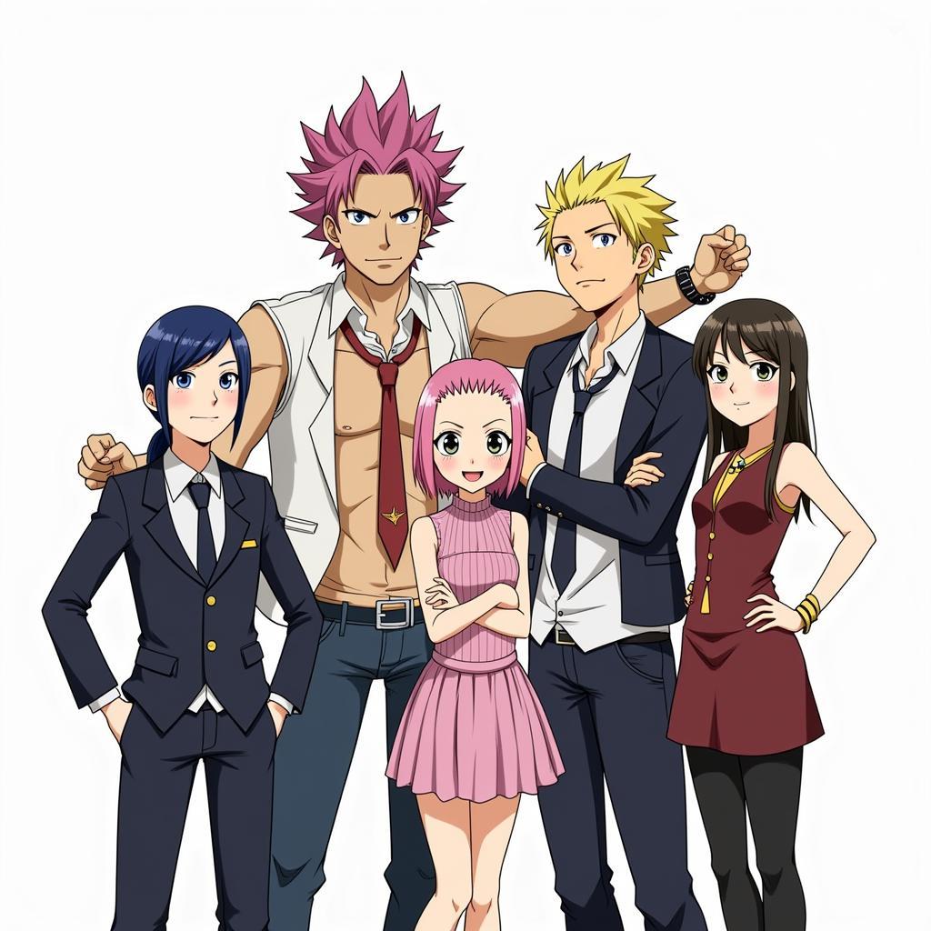 Hội pháp sư Fairy Tail trong Fairy Tail Zing TV Movie