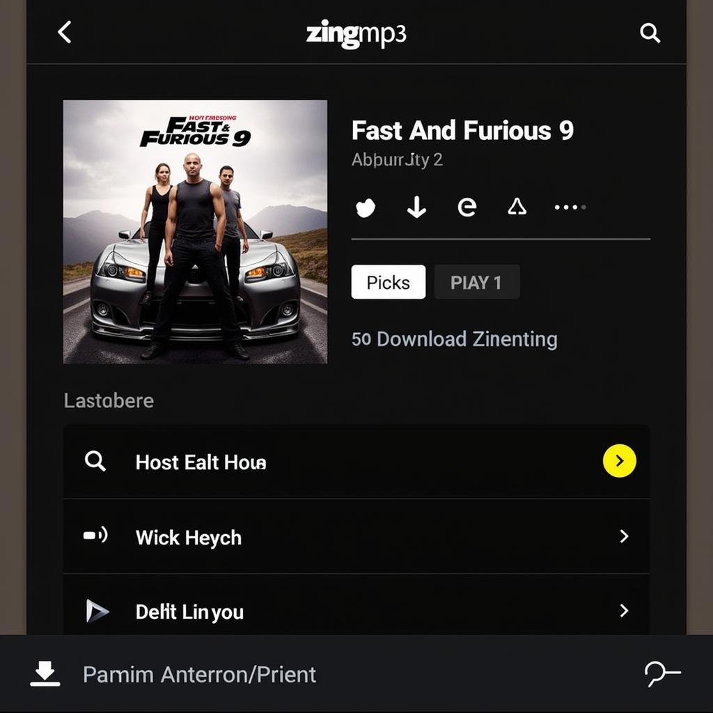 Trải nghiệm Fast and Furious 9 OST trên Zing MP3