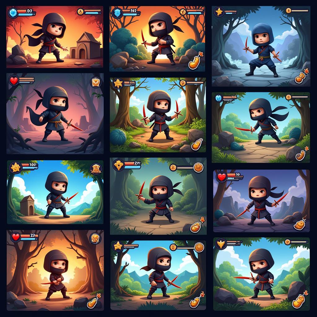 Game ninja mobile đa dạng và hấp dẫn