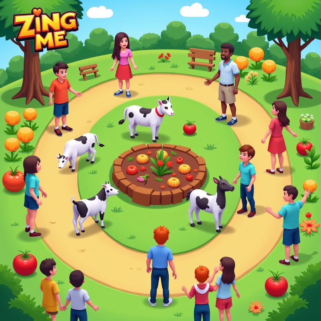 Cộng đồng game nông trại trên Zing Me