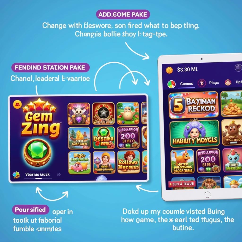 Giao diện Gem Zing Play Me