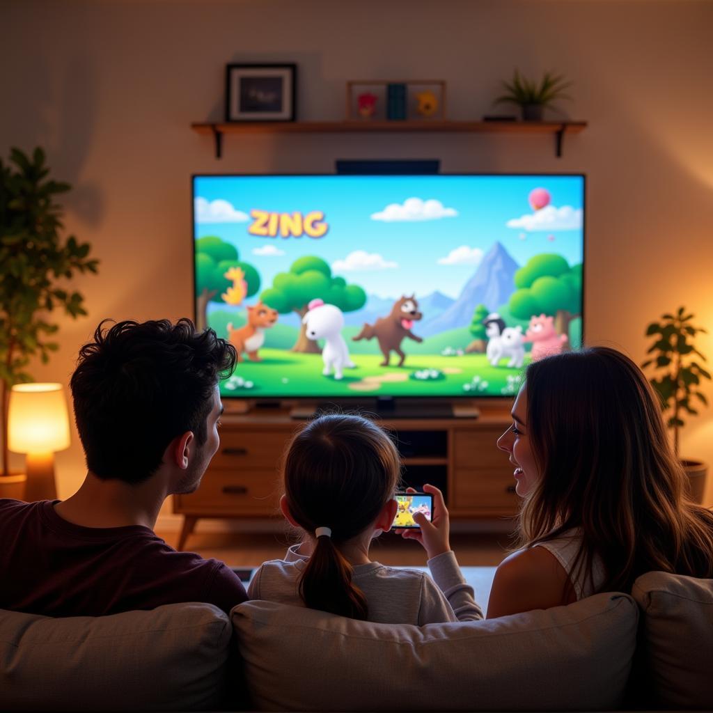 Giải trí đỉnh cao với Zing Game trên TV